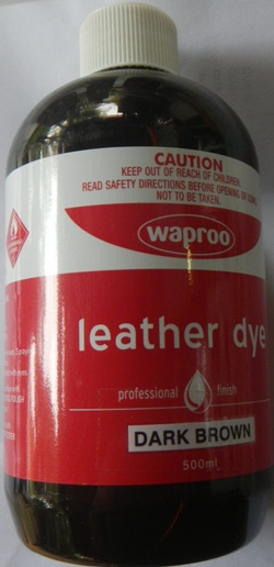 Waproo Leather Dye Dark Brown Waproo Leather Dye Leather Dye for handbags